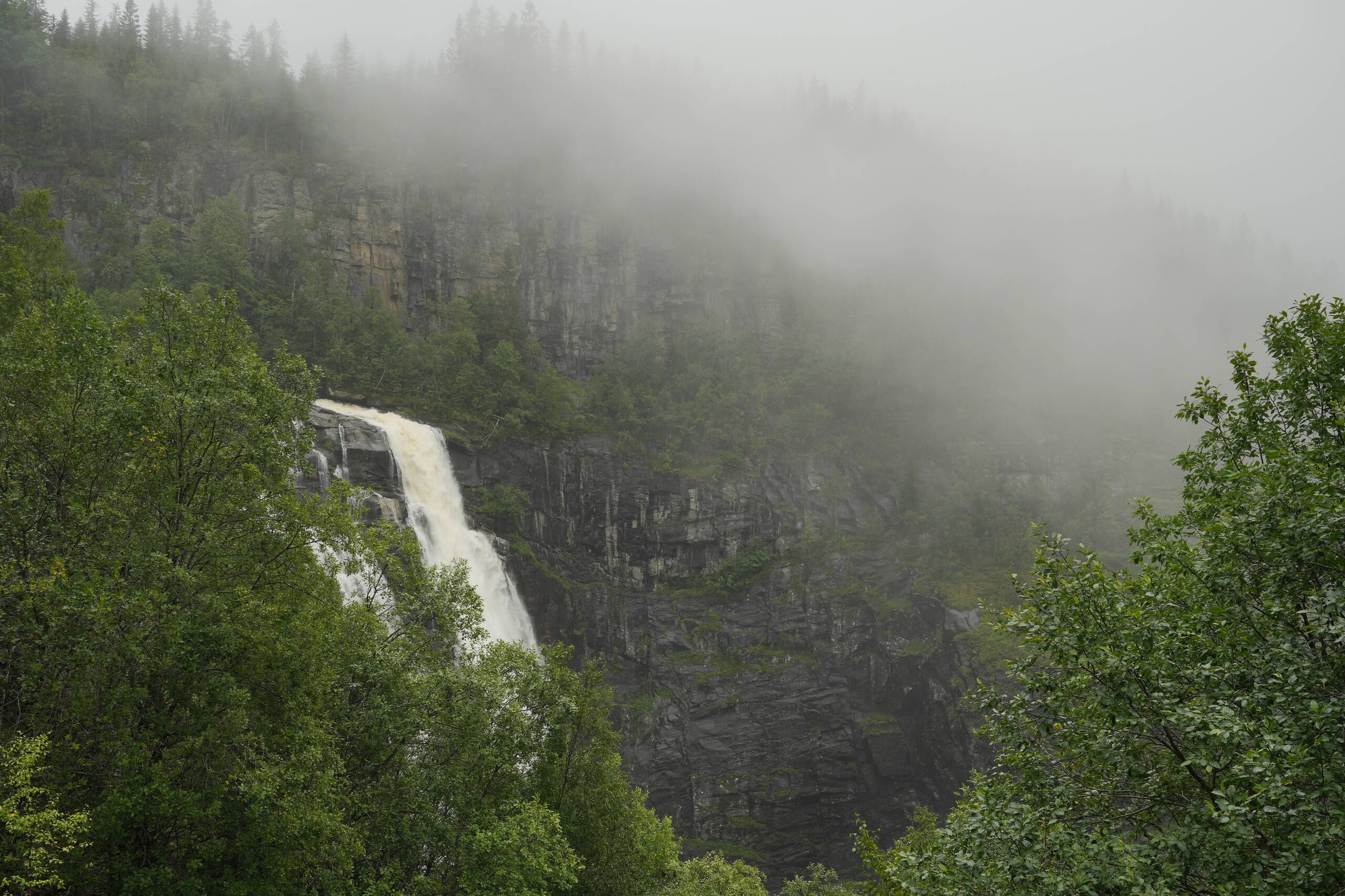 An image of Skjervsfossen side.